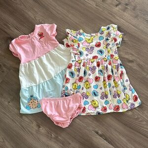 Two Pack of Sesame Street Dresses Size 24 Months
